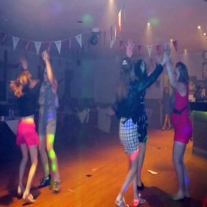 Photo of Dancers at School Prom Disco with DJ Sime